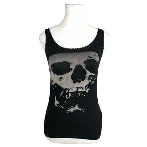 Hysteric Glamour skull strawberry tank top